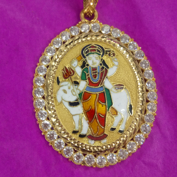 Gold Gatrad ma mina pendant by Saurabh Aricutting