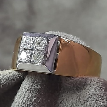 916 Gold Attractive Ring For Men's SDJ-4714 by Shri Datta Jewel