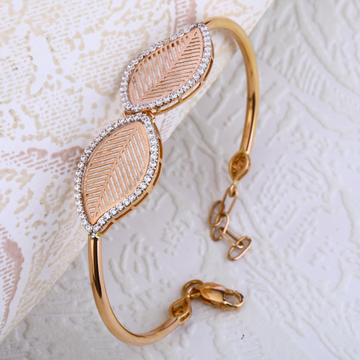 750 CZ Rose Gold gorgeous Women's  Bracelet RLKB68