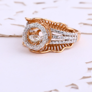 750 Rose Gold Hallmark Women's Ring RLR643