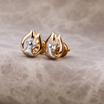 Ladies 75 Rose Gold Earring -RE04