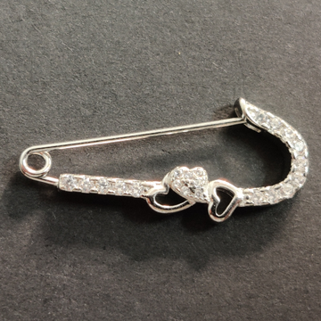 92.5 sterling silver saree pin by Veer Jewels