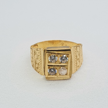Gold 20k Diamond Baccha Ring by 