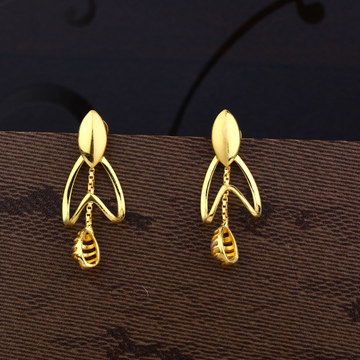 Ladies 22K Gold New Pain Earring -LPE14