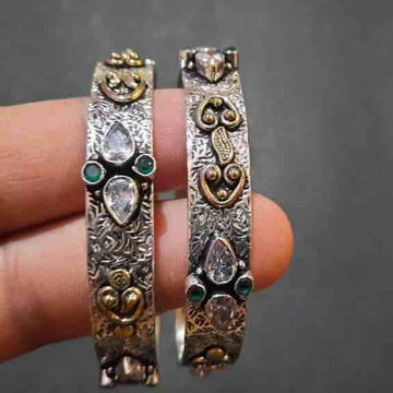 925 sterling silver antique bangles by Veer Jewels