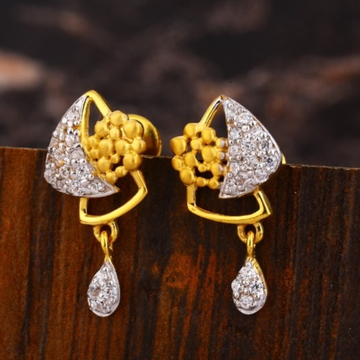 22 carat gold classical ladies earrings RH-LE861