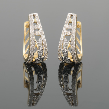 18Kt designer diamond bali earrings by 