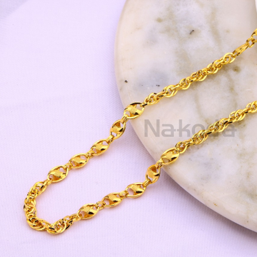 916 Gold CZ Delicate Mens Chock Chain MCH737