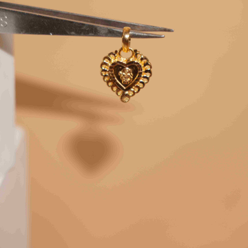 22k Gold Classy Plain  Pendant 736R243