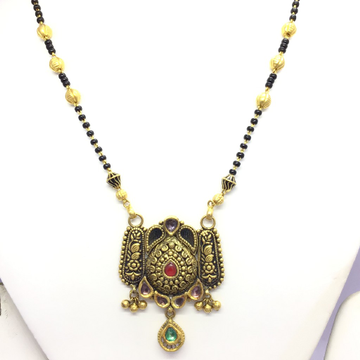 FANCY ANTIQUE GOLD MANGALSUTRA by 