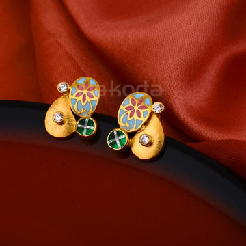 916 Ladies Gold Stylish Antique Earring LAE07