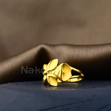 916 Gold Hallmark Designer Ladies Plain Ring LPR57...
