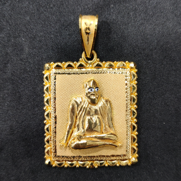 916 Gold Fancy Gent's Bapa Sitaram Pendant