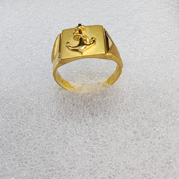 916 Gold Fancy Casting Gents Ring by 
