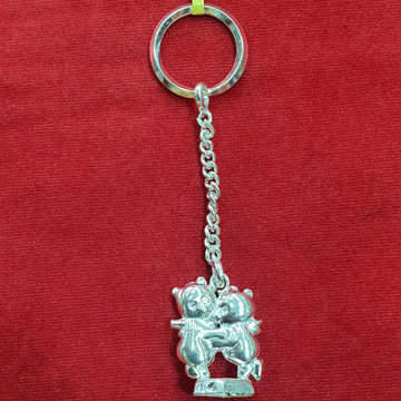 Silver Fancy Keychain by 