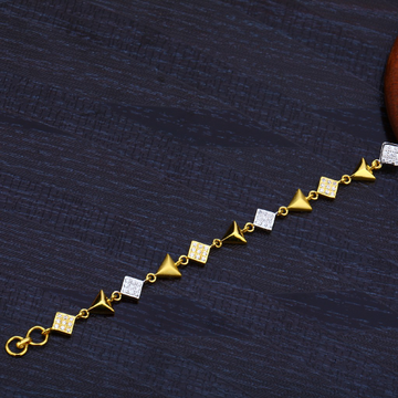Ladies 22K Fancy Gold Bracelet-LB135
