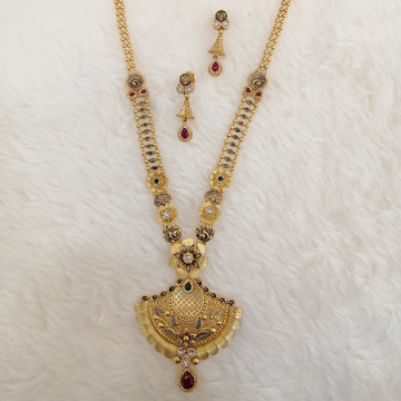 916 Gold Fancy Antique Jadtar Kundan Traditional L... by 