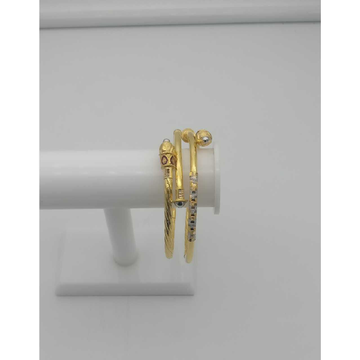 916 Gold Ladies Diamond Attractive Kadli by Saideep Jewels