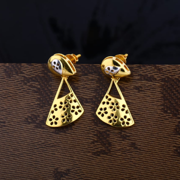 22KT Gold Hallmark Exclusive Ladies Plain Earring...