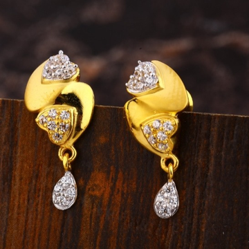 22 carat gold classical ladies earrings RH-LE638