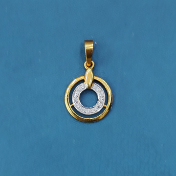 22K Gold Exclusive Round Shape Pendant by 
