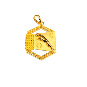 22KT Bahubali Jaguar Design Pendant by 