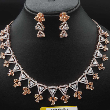 delicate diamond necklace set#484