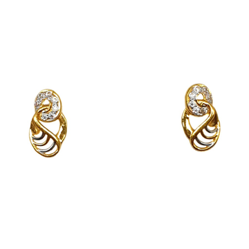 22K Gold Modern Earrings MGA - BTG0460