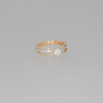 Unique Rose Gold Diamond Finger Ring
