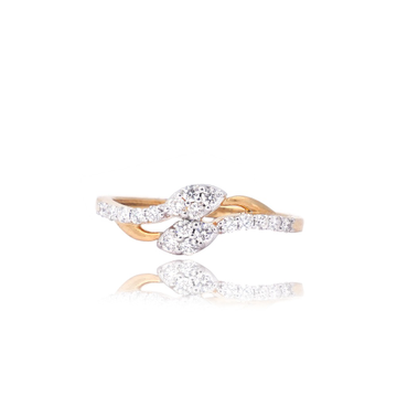 22K Gold Diamond ring For Daily Wear by 