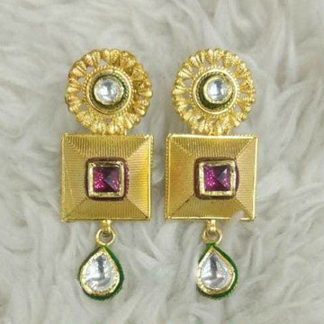 Gold Fancy antique earrings by 