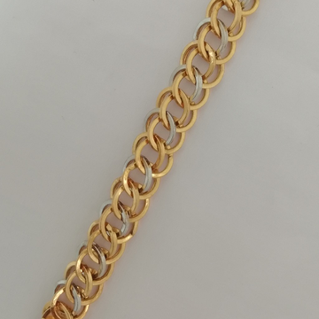 916 gold  fancy rodium Gents lucky by 
