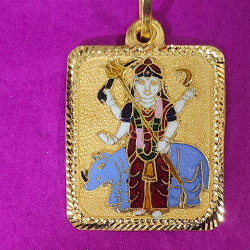 Dhavadi ma Mina pendant by Saurabh Aricutting