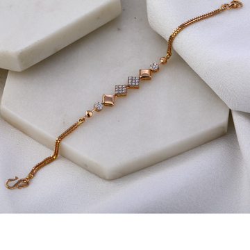 18KT Rose Gold Hallmark Designer Women's Bracelet...