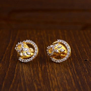 22 carat gold stylish ladies earrings RH-LE465