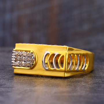22CT CZ Gold men's Ring MR712