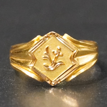 916 gold plain traditional ring