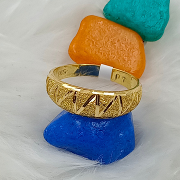 916 GOLD PLAIN CASTING RING by Ranka Jewellers