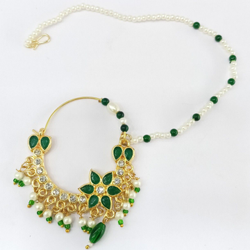 One Gram Gold Kundan Work Jodhaa Nath by 