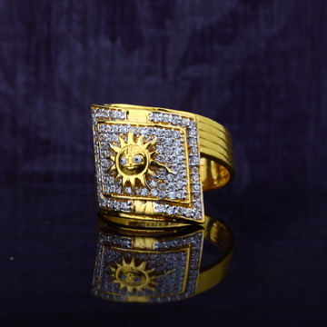 22k gold mens god religious ring-mgr49