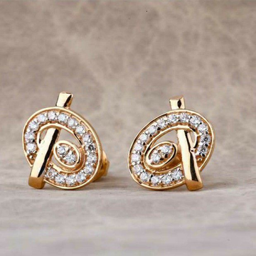 18 Carat Rose Gold Fancy Ladies Earrings RH-LE691
