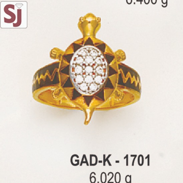 Tortoise Gents Ring Diamond GAD-K-1701