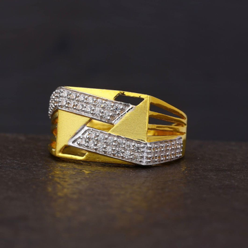 22K Gold Fancy Hallmarked Ring by R.B. Ornament