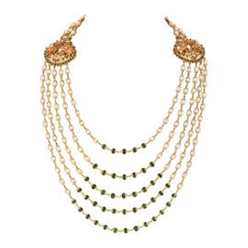 22k Gold Delicate Design Necklace Set