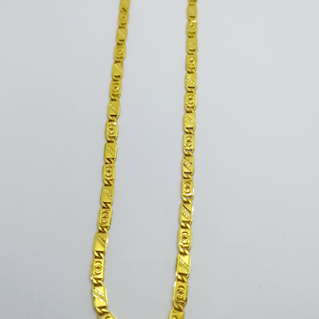 22crt Hollow Navabi Gold Chain by Suvidhi Ornaments