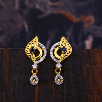 22 carat gold classical ladies earrings RH-LE627