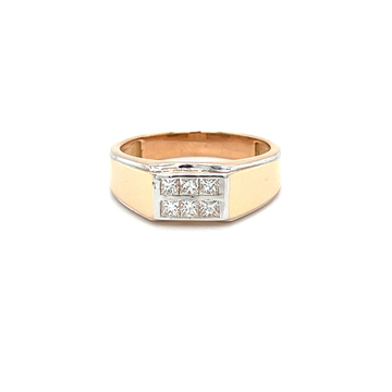 Diamond Ring for Men in Princess Cut Diamond