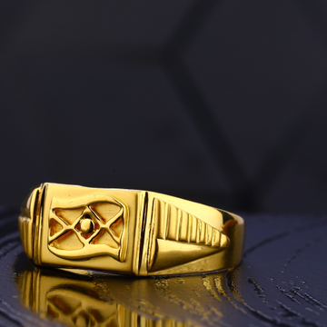 916 Gold Hallmark Exclusive Gentlemen's Plain Ring...