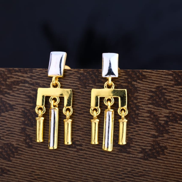 22CT Gold Hallmark Ladies Plain Earring LPE303
