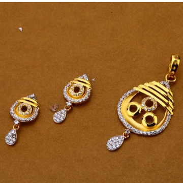 22 carat gold ladies pendants set RH-PS509